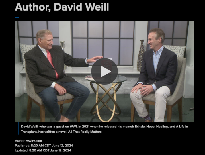 4WWL segment with Author, David Weill